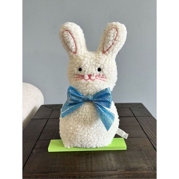 Target Spritz white plush Easter bunny decorations - Picture 2 of 5